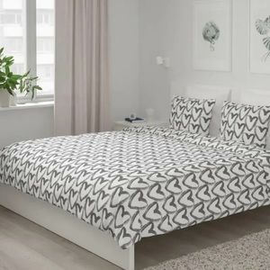 IKEA LYKTFIBBLA Full/Queen Duvet 3 Pcs Set